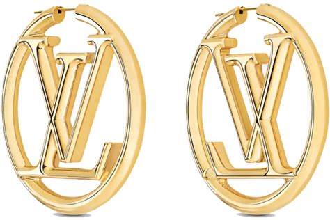 louis vuitton earrings hoops|Louis Vuitton louise earrings.